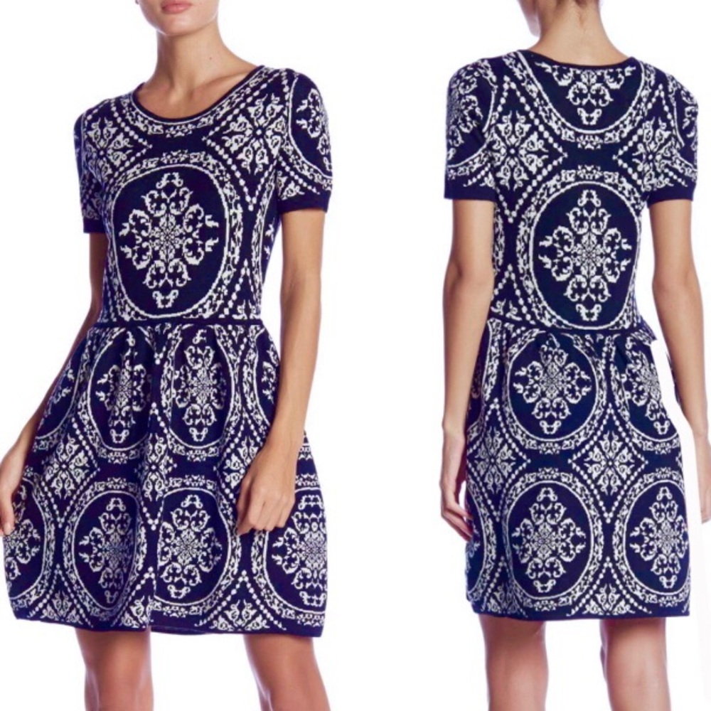 Romeo & Juliet Couture Intarsia Dress